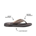 thumbnail image 2 of Reef Men's Phantom Sandal, Brown, 8 M US, 2 of 11