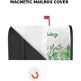 thumbnail image 3 of Spring Mailbox Cover Magnetic Mailbox Wraps, Hello Sping Green Plant Pattern Watercolor Mailbox Covers Standard Size 18x21 Inch Mail Wrap Post Letter Box Decoration for Outdoor Gardern Yard, 3 of 6