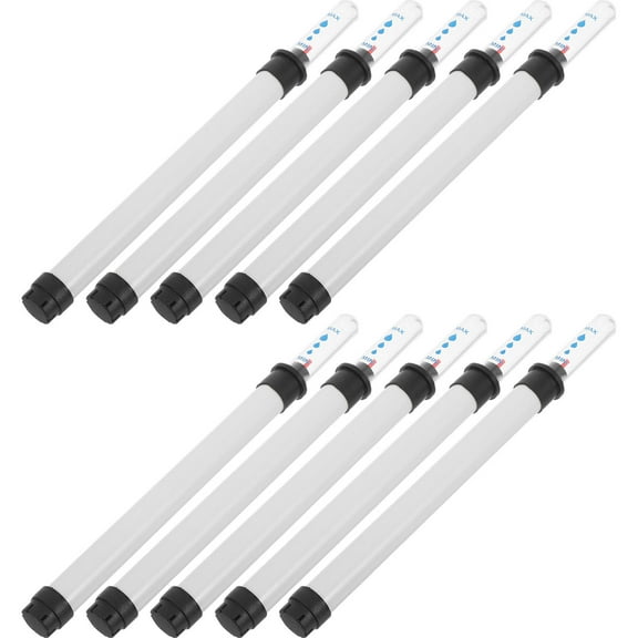 Hemoton  10 Pcs Water Level Gauge Meter Plant Moisture Indicator White