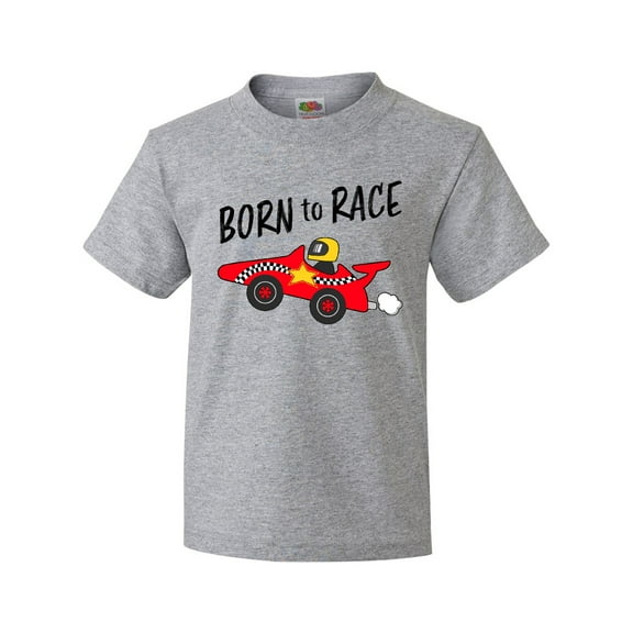 Inktastic Born to Race- Red Race Car Youth T-Shirt