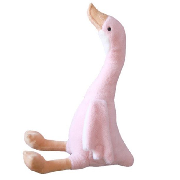 Peluche de cisne de 40 cm, ideal como regalo de cumpleaños, cómodo y bonito, lavable a máquina, disponible en 3 colores.
