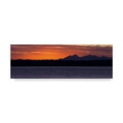Trademark Fine Art 'Olympic Mountain Sunset' Canvas Art by Brenda Petrella Photography Llc