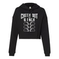 thumbnail image 2 of Go All Out Check Out My 6 Pack Tacos Funny  Cropped Hooded Sweatshirt Women, 2 of 2