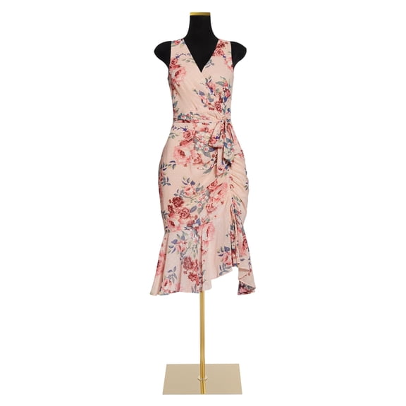 Adjustable Height Clothing Model Props Female, Bust Dummy Mannequin Doll, Suede Model Display Stand, Clothing Store Clothes Display Model,  (Black, 59.06-82.68 in)