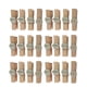 thumbnail image 2 of EeaseMX 50 pinzas de madera sencillas y pequeñas para fijar fotos, notas o notas, para el hogar, la oficina y la escuela (color madera, 35 x 7 mm), 2 of 8