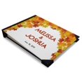 thumbnail image 2 of Darling Souvenir Multicolor Autumn Leaves Printed Wedding Guest Book Hardbound Cover Sign In Book Registry Scrapbook-9 x 12 Inches, 2 of 5