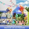 thumbnail image 4 of Dinosaur Discovery Kids Play Tent an Extraordinary Adventure Dinosaur Tent, Pop Up Tent for Kids, Dinosaur Toys for Kids Gift for Girls & Boys, Outdoor and Indoor Tents for Kids, 4 of 8