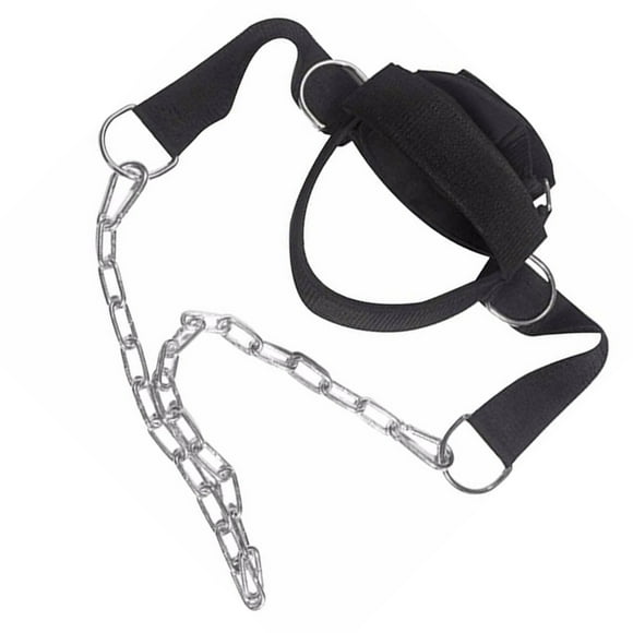 Naiovety Mejore los músculos del cuello con un arnés para la cabeza de fitness, herramienta multiusos resistente y duradera, correa ajustable Ropa Deportiva, Zapatos