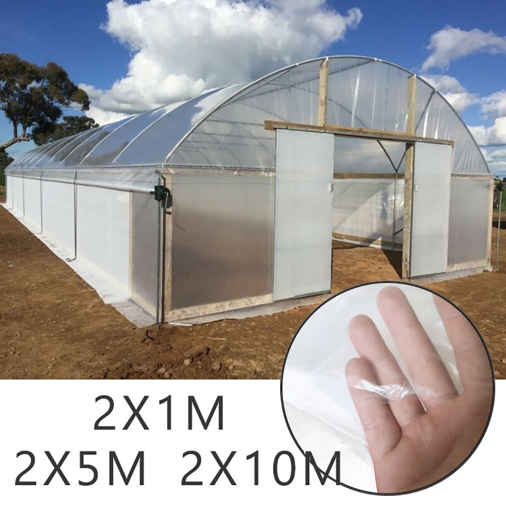 Sufanic Clear Plastic Greenhouse Poly Film Polytunnel Poly Hot House Cover VARIOUS LENGT