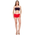 thumbnail image 4 of Women’s Seamless Boyfriend Shorts - Red, 4 of 4