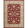 thumbnail image 3 of Sensation Transitional 5' x 7' Red and Beige Polypropylene Indoor Area Rug, 3 of 8