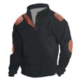 thumbnail image 1 of Spring And Autumn Men's Standing Collar Sweatshirt Is Outdoor Casual Sweaters Tops S, 1 of 3