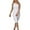 White, variant on HDE Women's One Shoulder Midi Cocktail Dress (White, Small)
