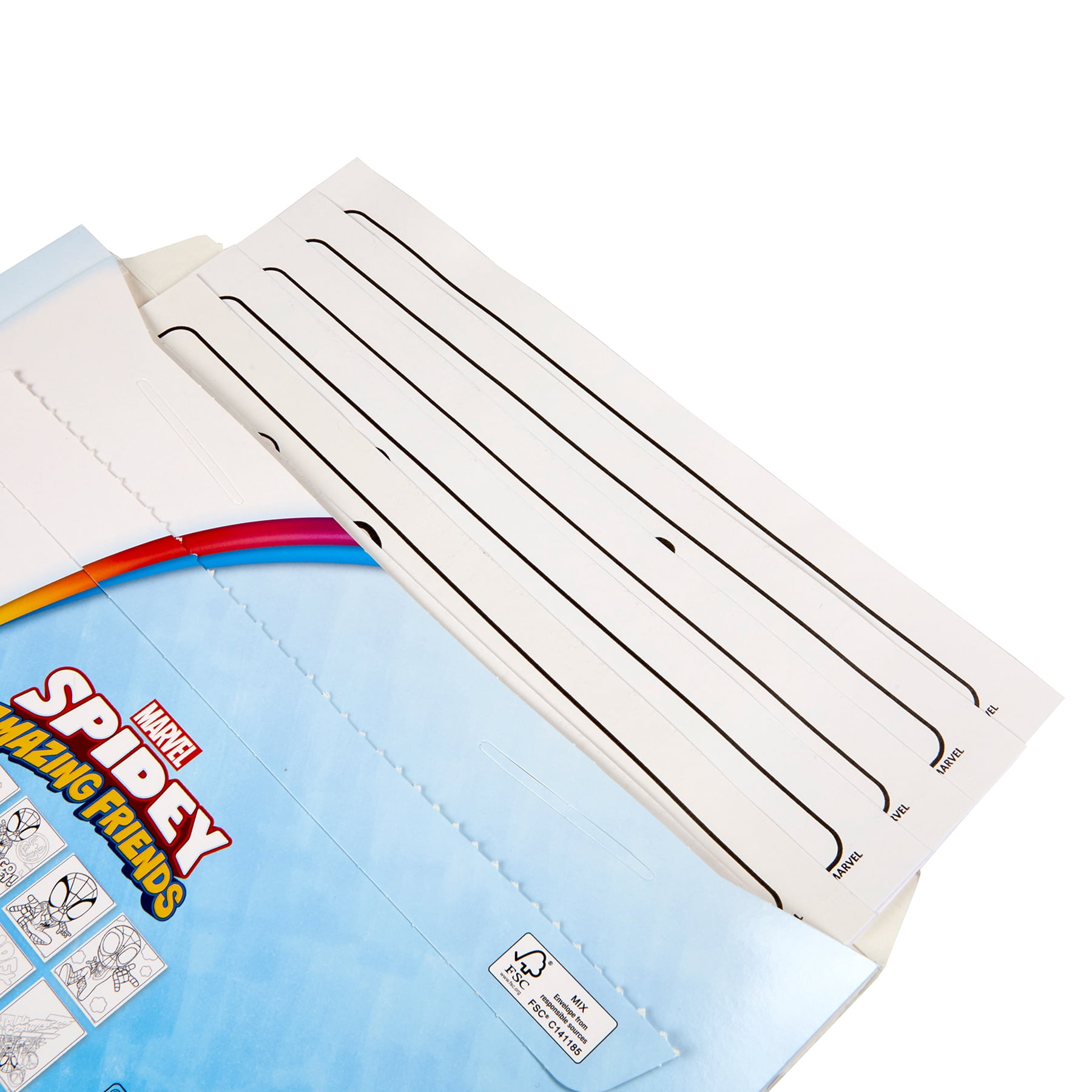 Crayola Color Wonder Coloring Pad & Markers, Spidey and His Amazing Friends, 2 Sets