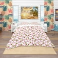 thumbnail image 2 of Designart 'Tropical Pattern' Tropical Duvet Cover Set, 2 of 4