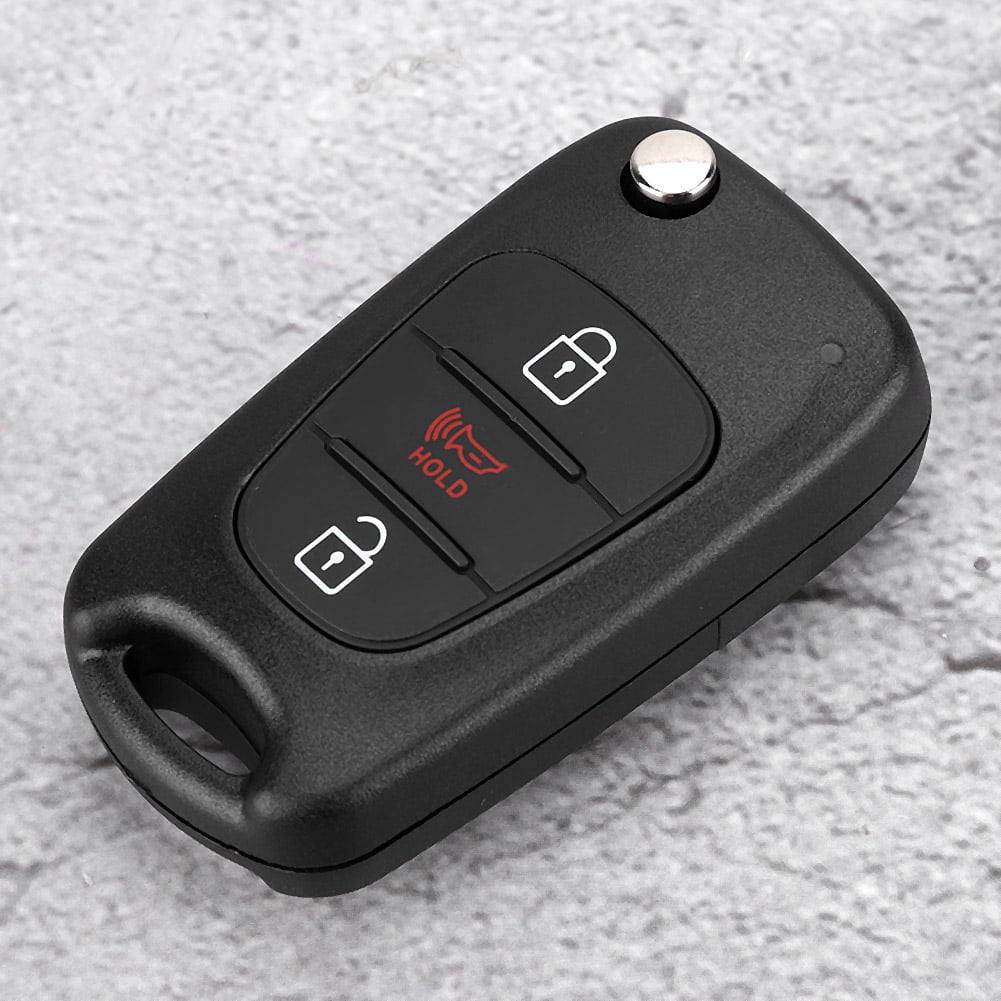 SCITOO 2PCS 3 Buttons Keyless Entry Remote Car Key Fob Case fit for 2007-2013 Kia Rio 2007-2008 Kia Rondo 2005-2010 Kia Soul