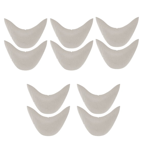 5Pairs Toe Protectors Half Size Shoe Inserts Pad Fabric Toe Cushion for Sneaker