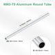 thumbnail image 3 of Tubo redondo de aluminio 6063 de 400 mm, 14 mm ID 18 mm OD, tubería de aluminio sin costura para construcción / mecanizado / manualidades DIY [0.55x0.71x15.75IN], 3 of 7