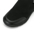 thumbnail image 5 of FitVille Men's Slip-on Walking Shoes Wide Casual Shoes For Plantar Fasciitis Foot Pain Relief ( Black, 15 Wide), 5 of 6