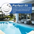 thumbnail image 2 of HUJIANN GW9530 Pool Suction Fitting - Universal Rotating Vacuum Lock Adapter for Hayward Systems, White (PVC, Durable Pool Maintenance Accessory) (1 Pack) KY618-1297, 2 of 8