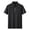 Black, variant on SELONE Men's T-Shirts Short Sleeve Shirt Collared Textured Casual Shirts Buttons Summer Classic Work Tops Black XL