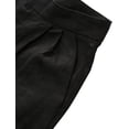 thumbnail image 5 of Amazhiyu Women's Linen Crop Pants Wide Leg Straight Pleated Front Ankle Trouser, 5 of 8