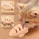 thumbnail image 2 of Juguete interactivo de silicona para gatos con forma de pez, comedero para gatos de interior, dispensador de golosinas, juguete para morder para gatitos, suministros para mascotas, 2 of 8