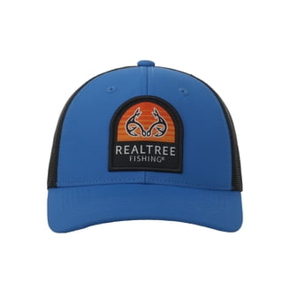 Realtree White Camo Baseball Cap, Polyester Mesh Back, Adjustable