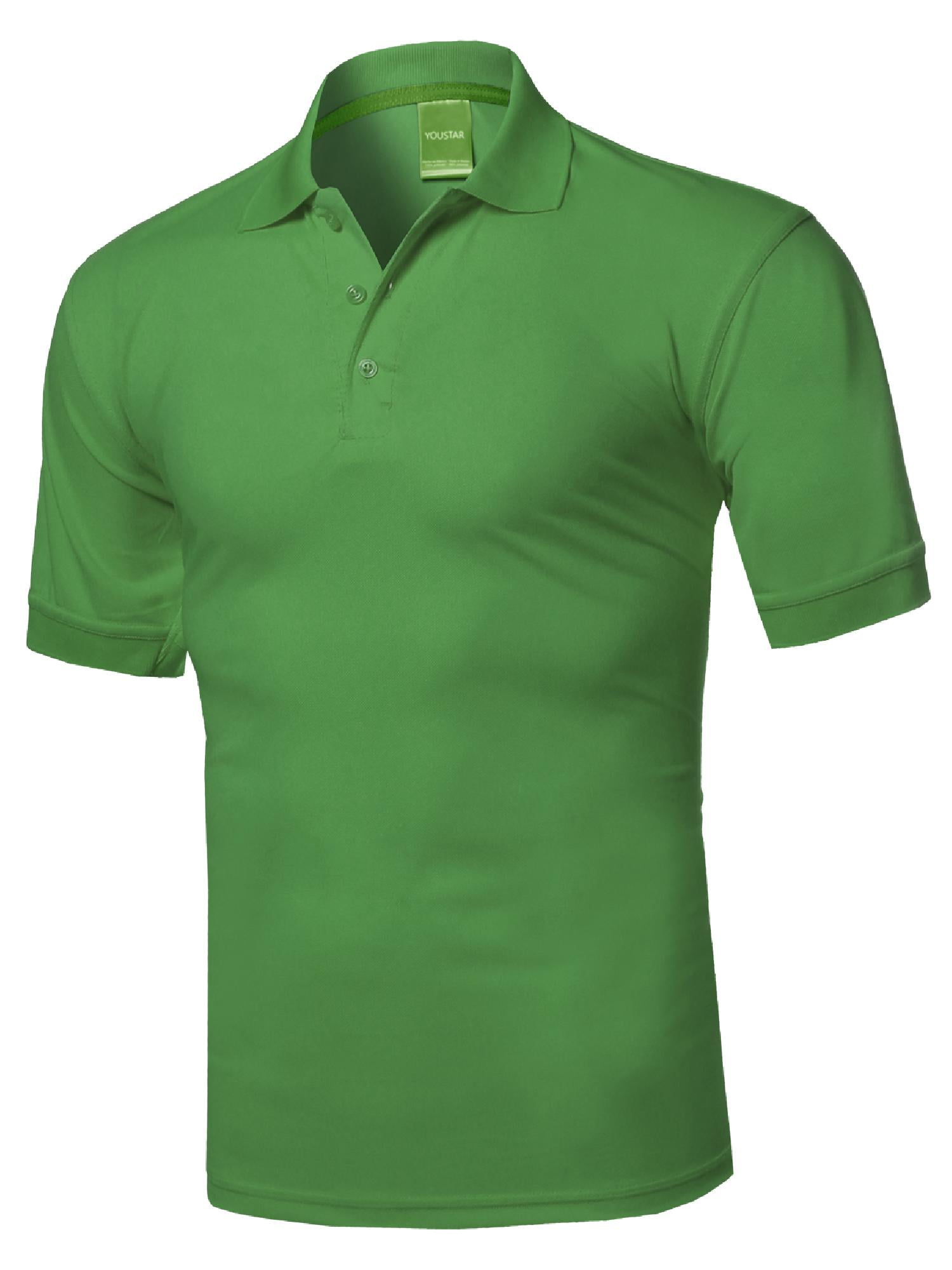 FashionOutfit Men's Solid Quick DriFit Active Athletic Golf Short