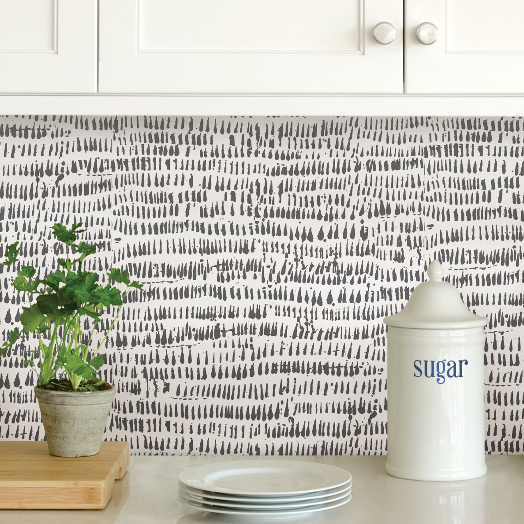 NuWallpaper Kylver Vinyl Peel And Stick Wallpaper, 216-in by 20.5-in, 30.75 sq. ft.