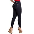 thumbnail image 4 of LT. Rose Butt Lift Push Up High Colombia for Woman Skinny Jean Colombiano Levanta Cola Dark Blue 11, 4 of 4