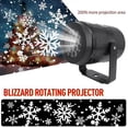 thumbnail image 1 of Cálido copo de nieve luz Navidad al aire libre impermeable Led móvil láser proyector lámpara oso de fresa Hogar, 1 of 2
