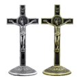 thumbnail image 2 of Holy Table Cross Jesus Christ on the Stand Christian Church Relics Figurines Catholic Antique Home Decoration, 2 of 5