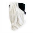 thumbnail image 1 of Plutus Couverture de Luxe en Fausse Fourrure Blanche Exotique, 1 of 1