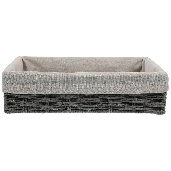 Rattan Storage Basket Entryway Pantry for Gift Household Decor Table Sundries Cosmetic