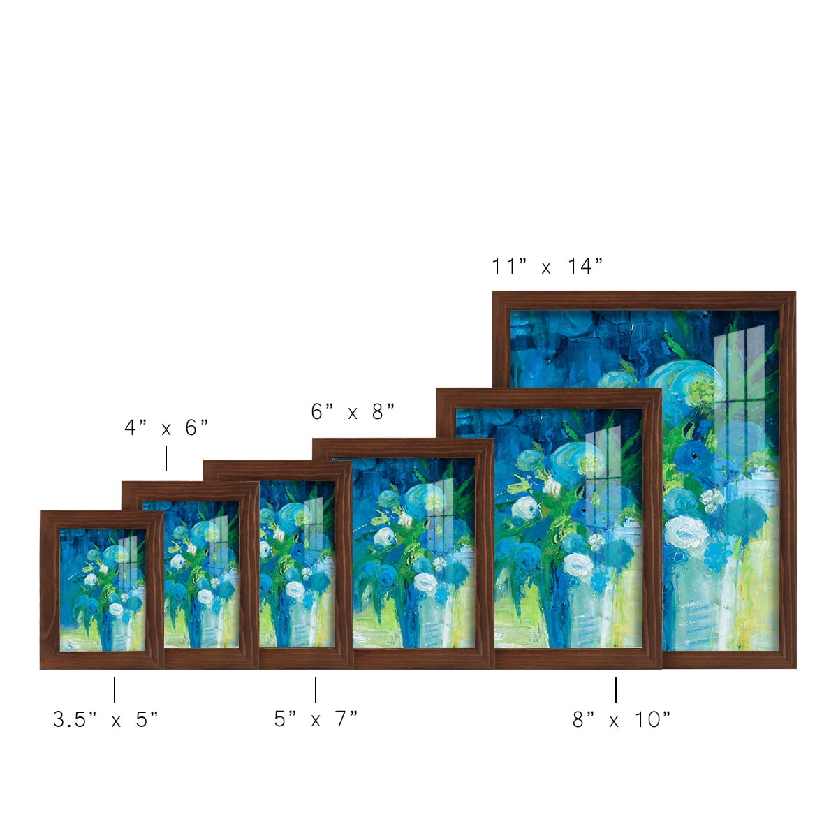 Literal Imaginings -Framed Print w/glass-Chestnut