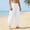 H1-White, variant on Havenx Mens Cotton Linen Pants Elastic Waist Drawstring Pants with Pockets Straight Leg Slacks Causal Loose Lightweight Summer Beach Clothes,Camouflage Green 3XL