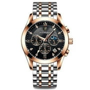 POEDAGAR Men Watch Sport Chronograph Quartz Watches Top Brand Luxury Full Steel Waterproof Luminous Date Man Fashion Wristwatch