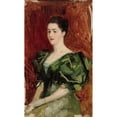 thumbnail image 2 of Albert Edelfelt 10x14 Gold Ornate Wood Frame and Double Matted Museum Art Print Titled - Portrait of Mrs. Dagmar Dippell, Compositional Sketch (1895), 2 of 4