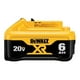 thumbnail image 1 of Bateria Ion De Litio 20 V Max 6 Amp Para Herramienta Dewalt DeWalt DCB206, 1 of 4