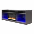 thumbnail image 4 of Ameriwood Home Lumaria Electric Fireplace TV Stand for TVs up to 65", Graphite Gray, 4 of 12