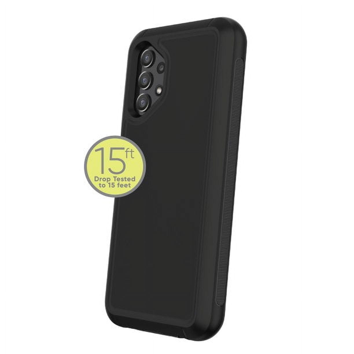 onn. Rugged Phone Case for Samsung Galaxy A13 LTE - Black