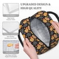 thumbnail image 3 of Daiia Hamburgers Hot Dogs Pattern Lunch Bag , Insulated Lunch Box, Small Leakproof Cooler Food Lunch Containers Reusable High Capacity Lunch Tote Bags-One Size, 3 of 6