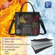 thumbnail image 2 of Loncheras para Mujer, Bolsa de Almuerzo, Lonchera Termica Grande con Correa Antifugas y Fácil de Limpiar Hielera Portátil Unisex para Trabajo/Picnic/Viajes (Negro), 2 of 4