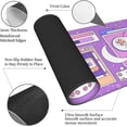 thumbnail image 4 of Purple Game Alien 80s 90s Gaming Mouse Pad XL, Large Extended Mousepad Desk Pad, Long Nonslip Rubber Mice Mats Stitched Edges Playmat for Office Home Gamer, 31.5x11.8 Inch, 4 of 6