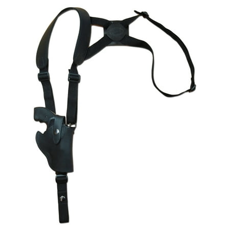 Barsony Right Hand Draw Vertical Black Leather Shoulder Gun Holster Size 3 Charter Arms Colt Ruger S&W Taurus small/medium .22 .38 .44 .357