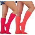 thumbnail image 5 of ToBeInStyle Women's Pack of 6 Soft & Cozy Fuzzy Fleece Plush Knee High Socks - Light Colors - One Size, 5 of 7