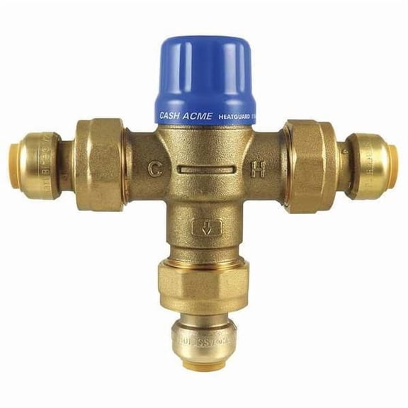 Cash Acme Thermostatic Mixing Valve,1/2in.,230 psi  HG110D