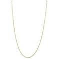 thumbnail image 3 of Auriga 14K Yellow Gold 1.2 mm Concave Box Chain Necklace for Women 24", 3 of 5