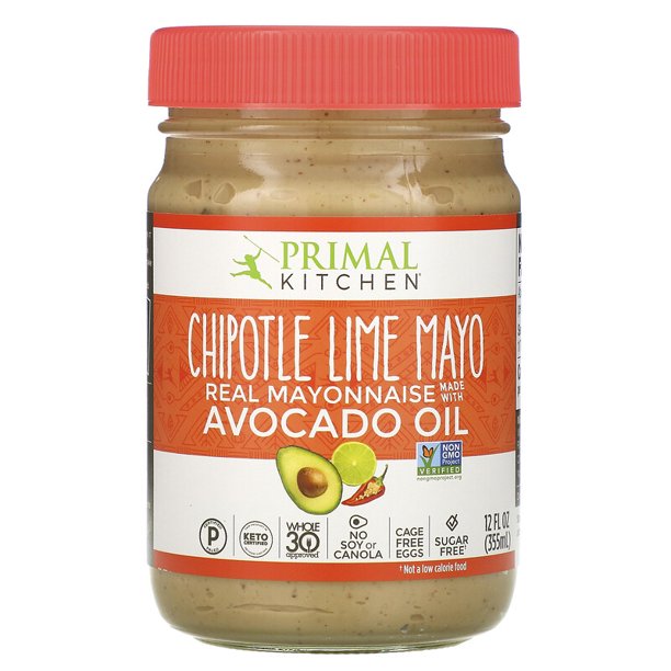 Primal Kitchen, Chipotle Lime Mayonnaise with Avocado Oil, 12 fl oz